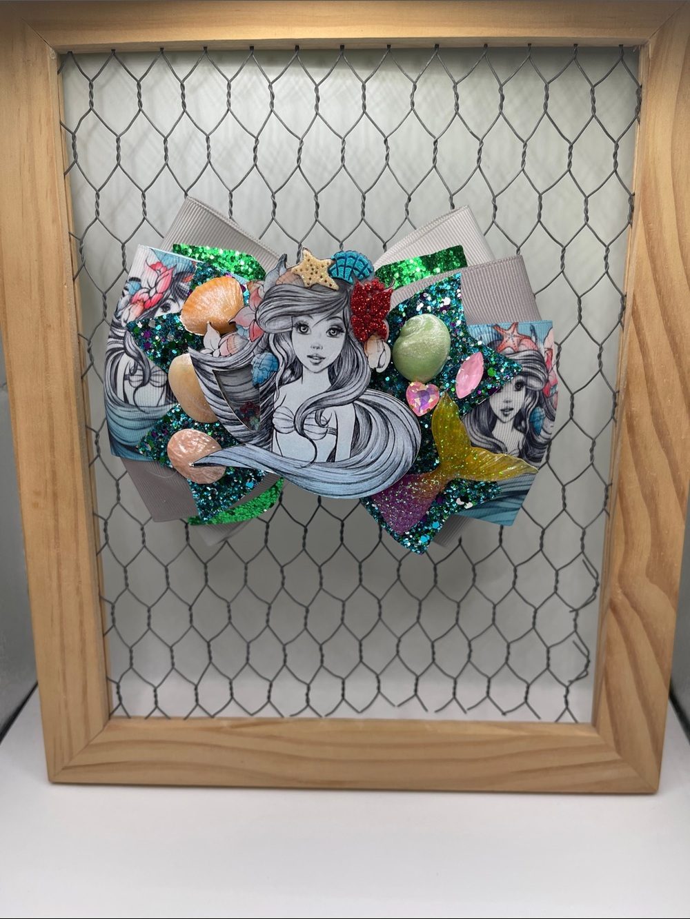 Handmade Mermaid-Inspired Hair Bow